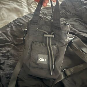 Alo Black Quilted Handbag